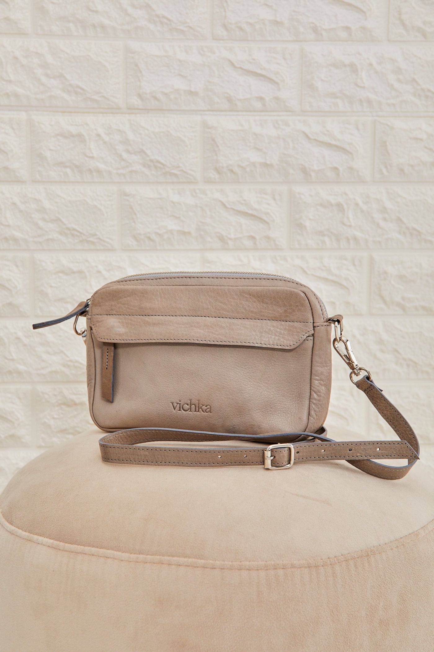 Grey JUANA Crossbody Bag