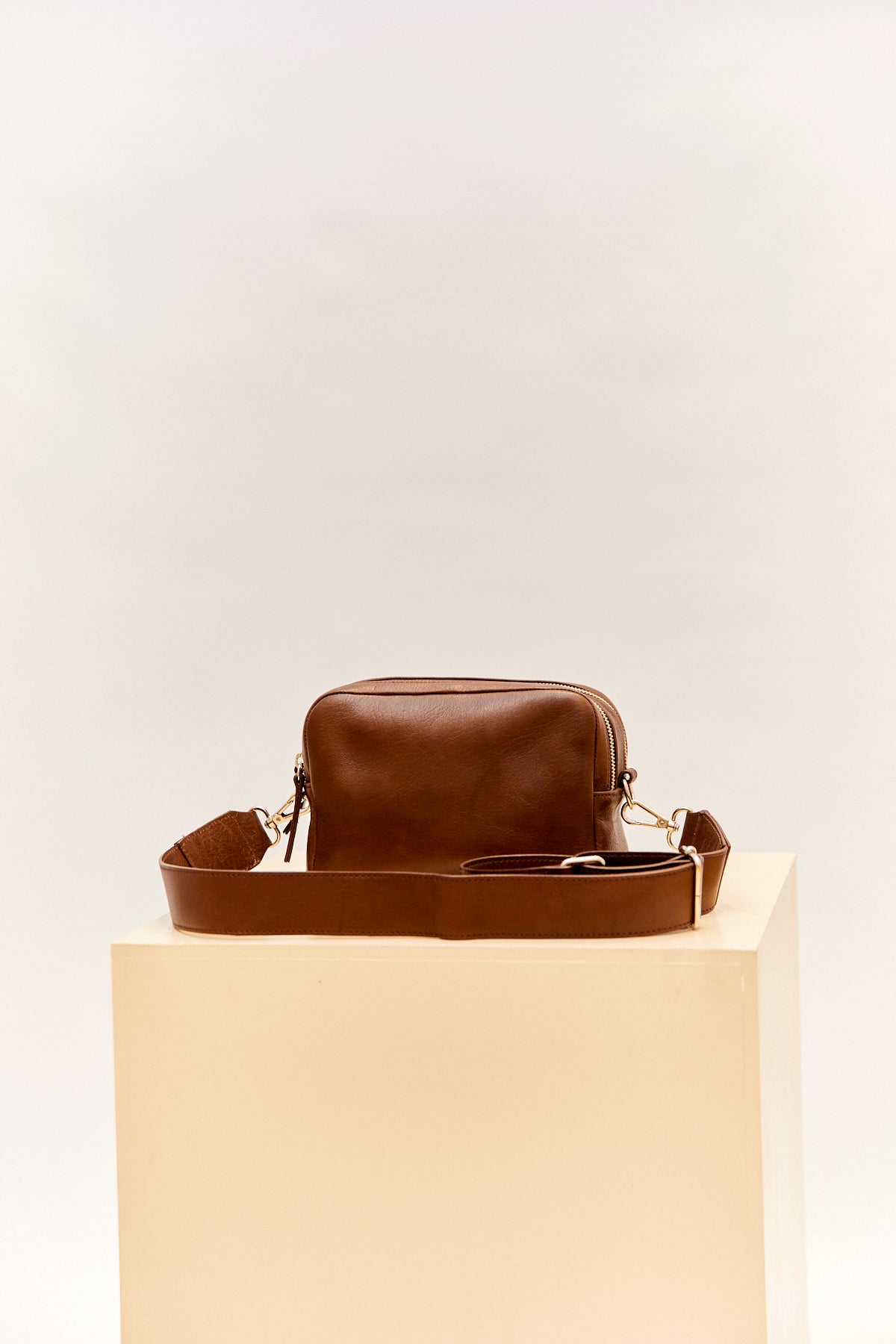 Dark Tan VESKI Crossbody bag