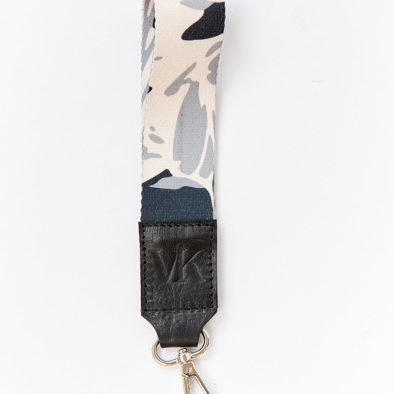 Black Printed Key Ring