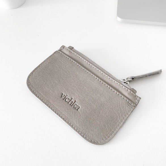 Grey BORGES Card Wallet