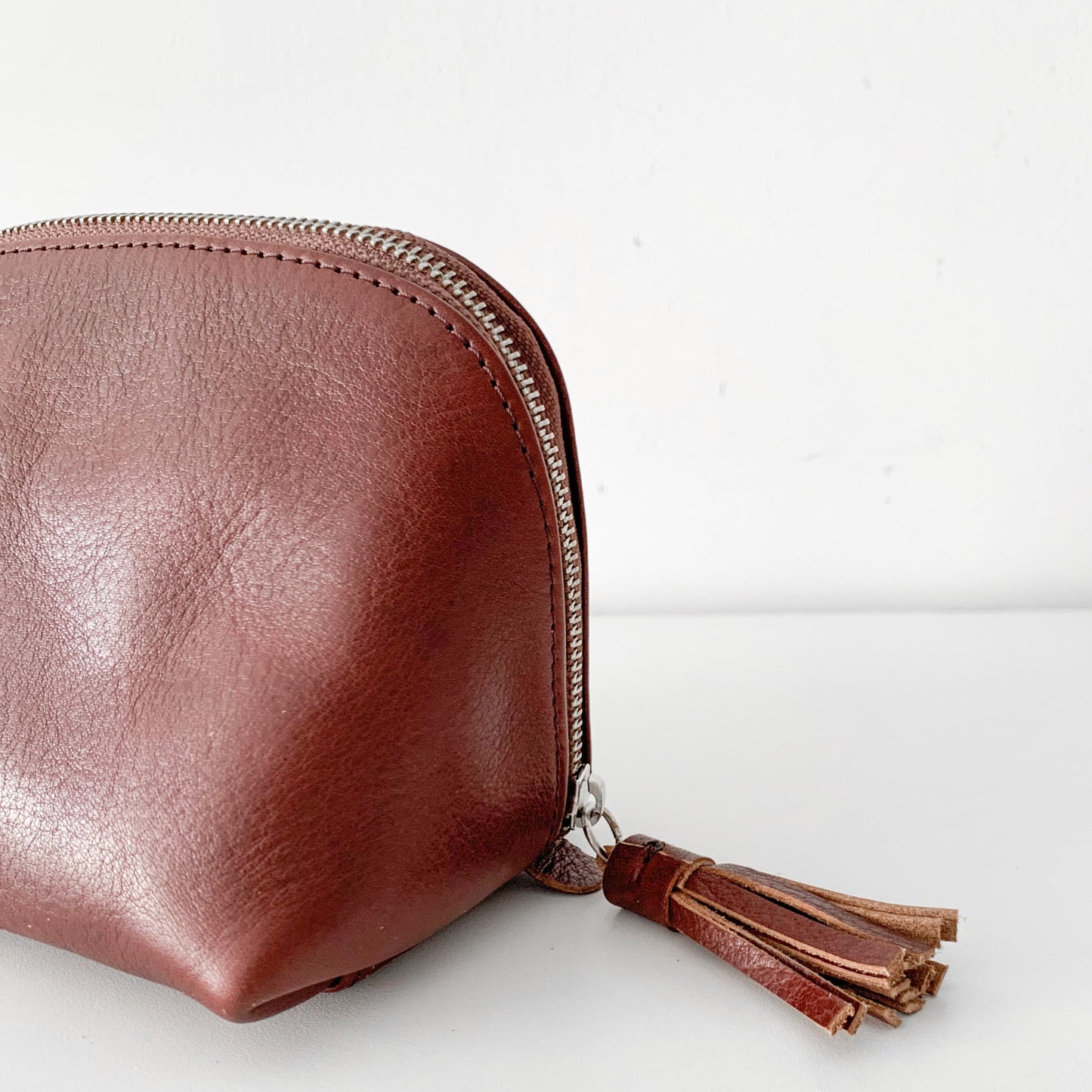 Dark Tan EMILY Cosmetics bag