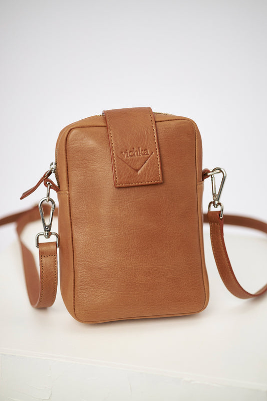 Tan OLLIE Crossbody Bag