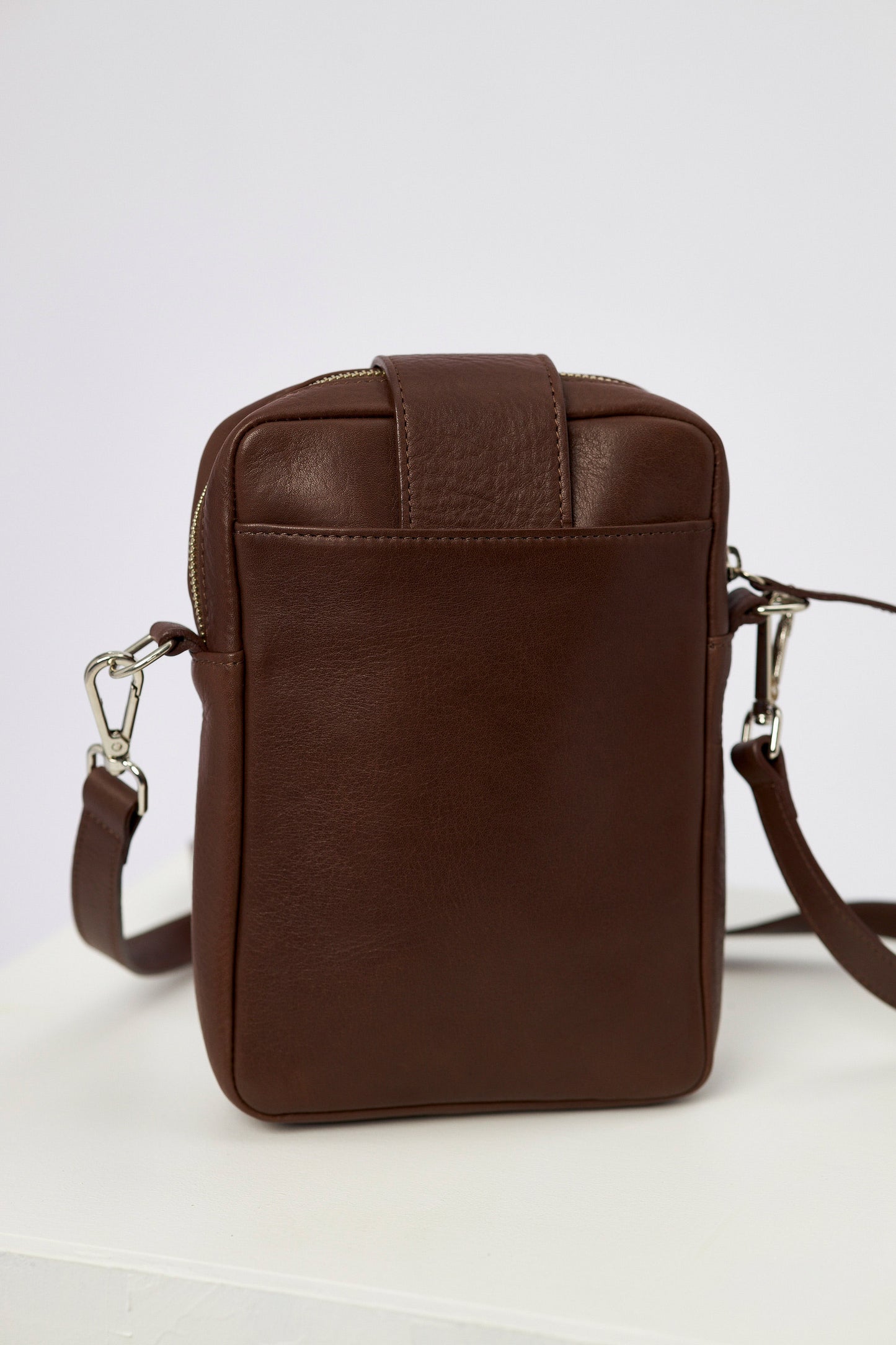 Dark Tan OLLIE Crossbody Bag