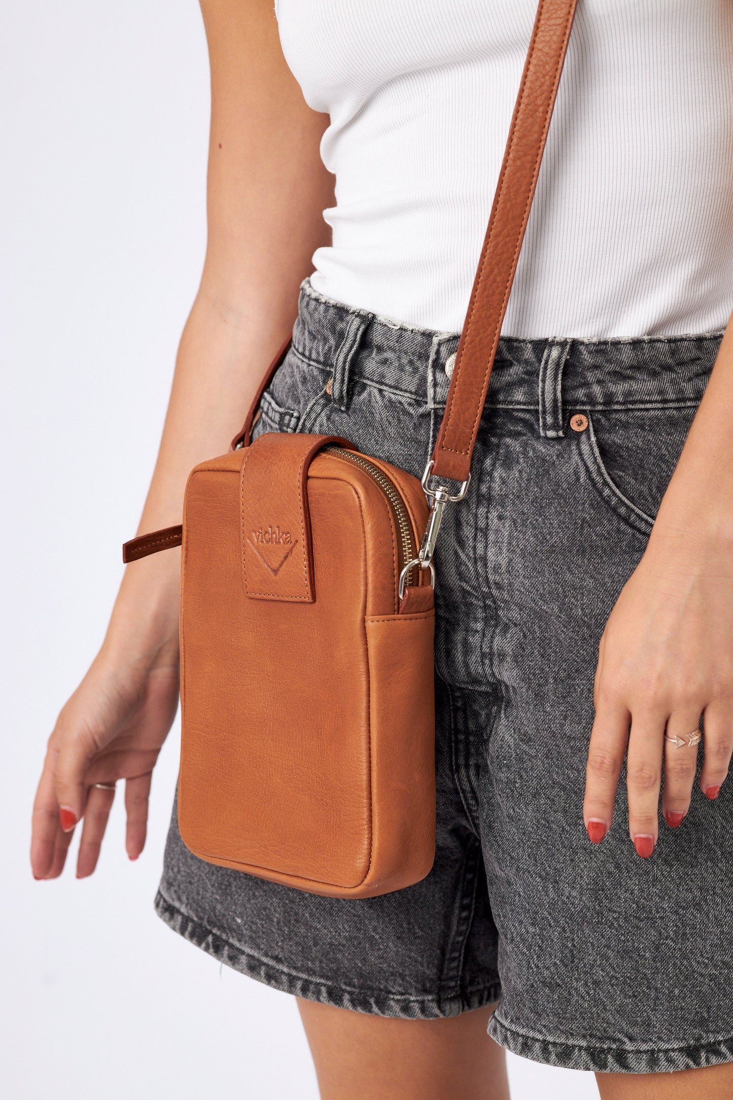 Tan OLLIE Crossbody Bag