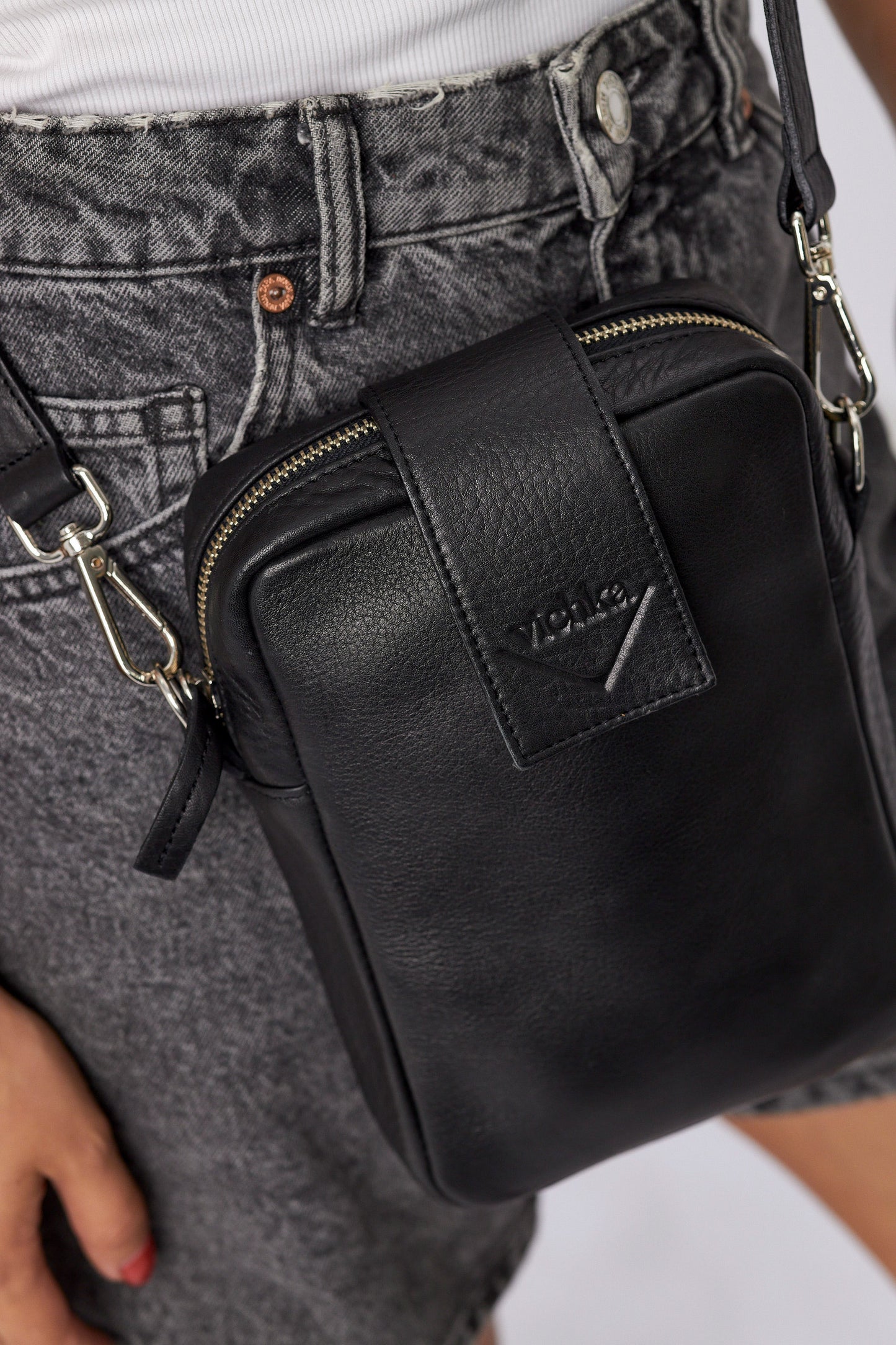 Black OLLIE Crossbody Bag