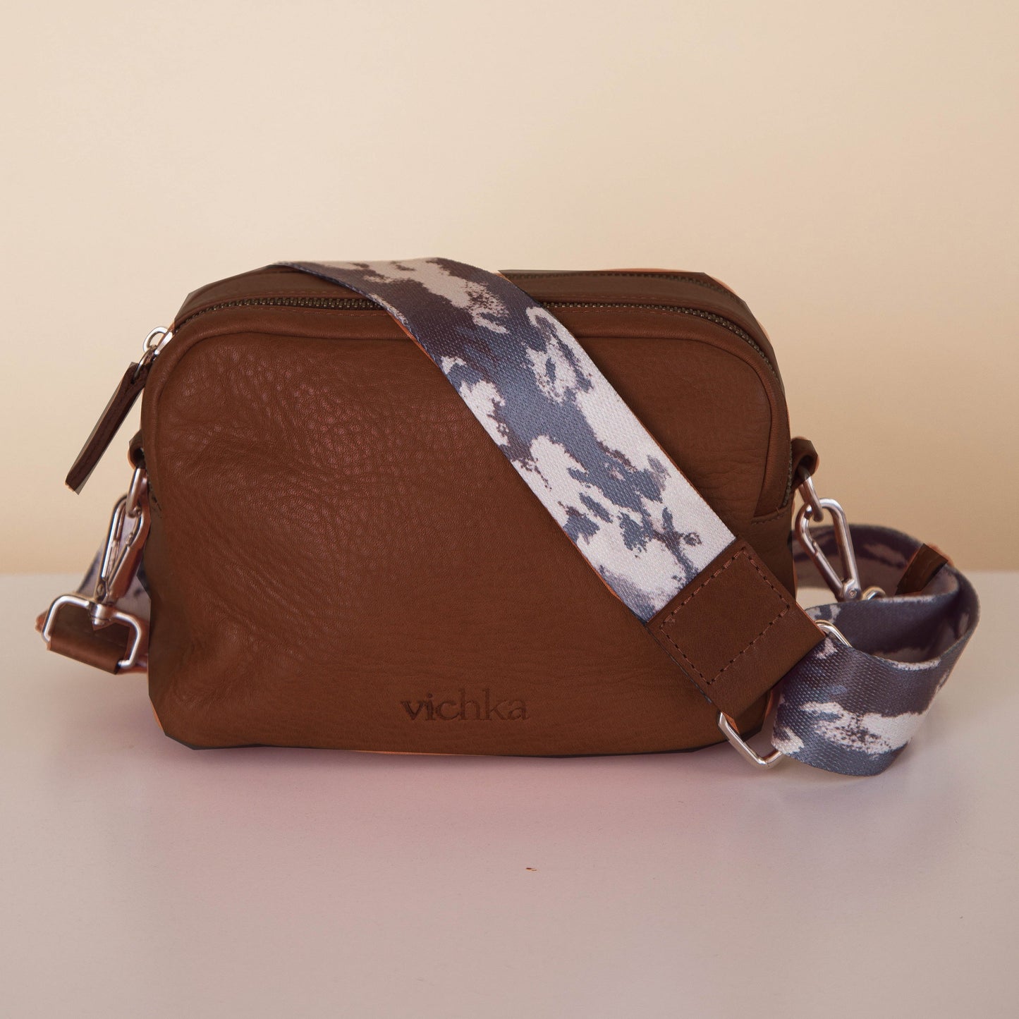 Dark Tan VESKI Crossbody bag